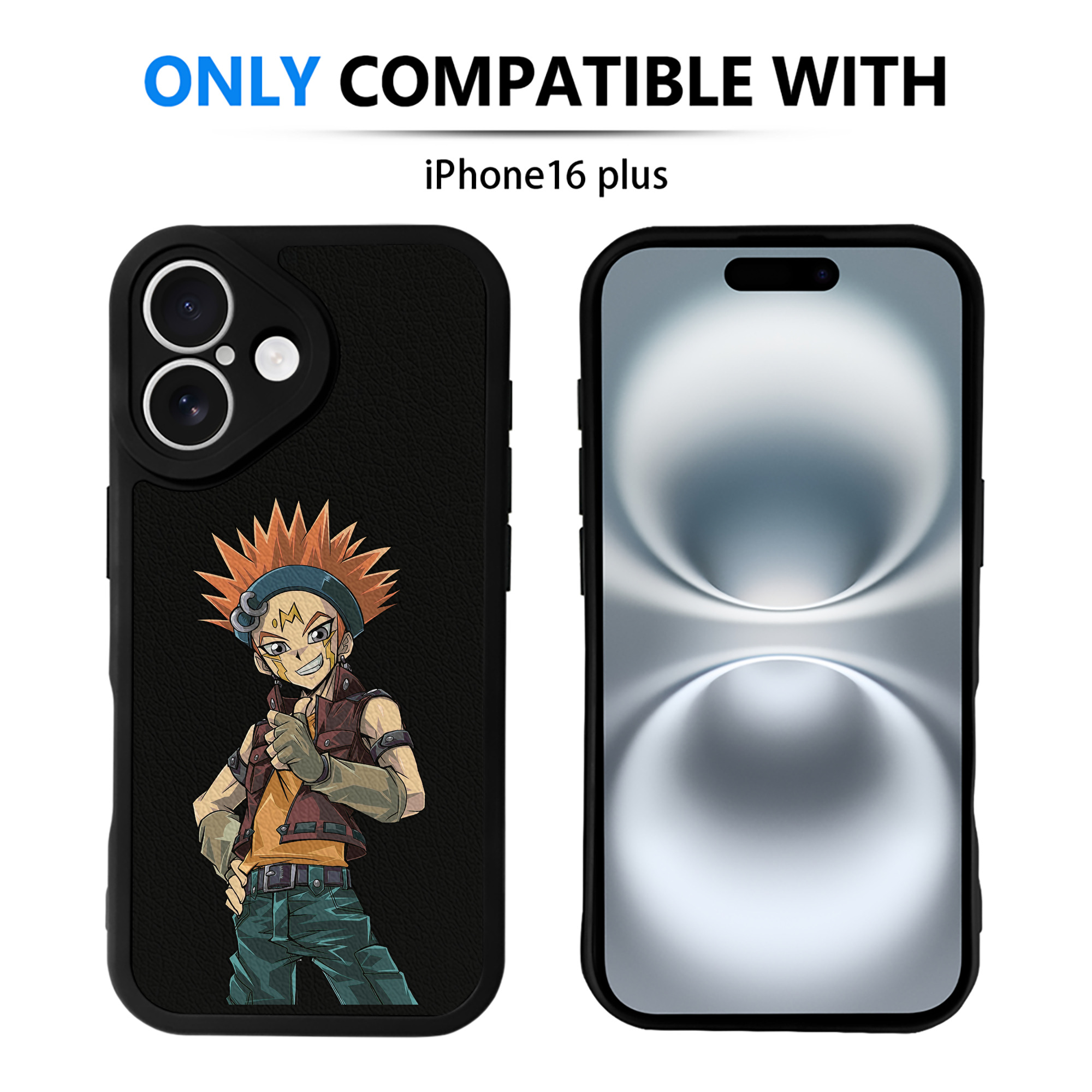 遊☆戯☆王 Yu-Gi-Oh! 【iPhone 16シリーズ対応】シリコンスマホケース（レザー調） 材質：シリコン